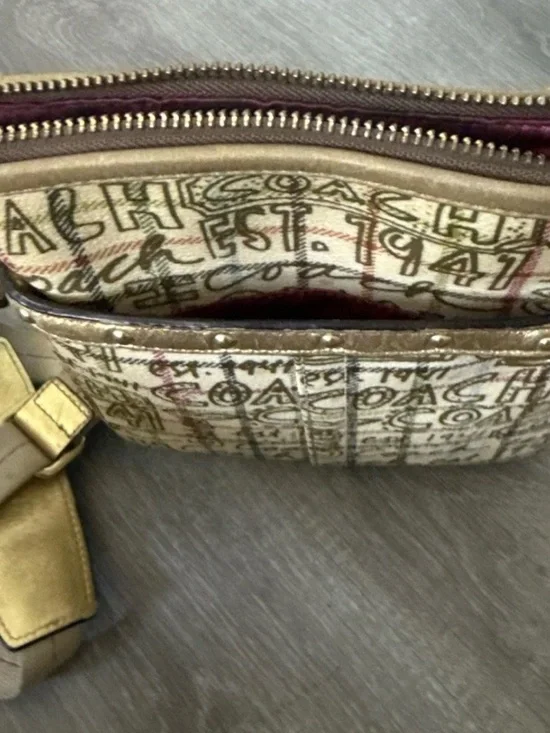 Vintage Coach Tattersall Graffiti bag Poppy Collection GUC - Picture 5 of 8